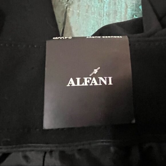 Alfani Black Tummy Control Pants Size 24P - Picture 6 of 8